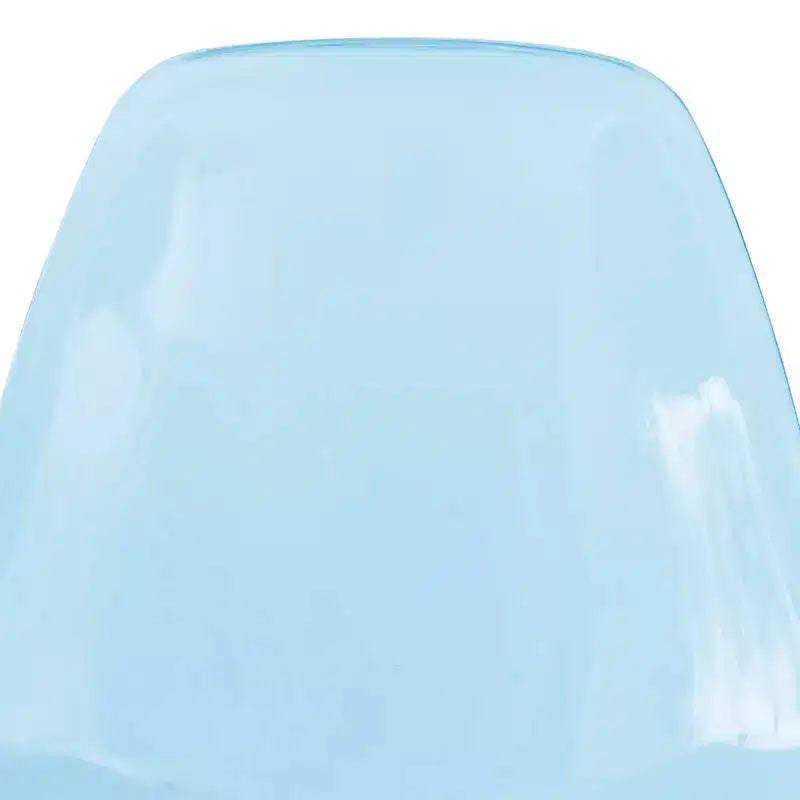 Set da pranzo LeisureMod da 5 pezzi con tavolo da pranzo rotondo con base a piedistallo in ferro da 35" e 4 sedie laterali in plastica ABS con base dorata