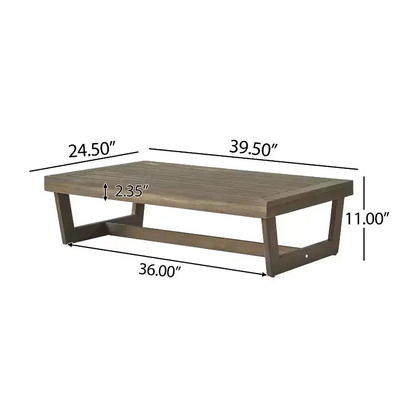 Christopher Knight Home Uland Set di sedie a 7 posti con cuscini in legno di acacia con design a doghe per esterni