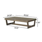 Christopher Knight Home Uland Set di sedie a 7 posti con cuscini in legno di acacia con design a doghe per esterni