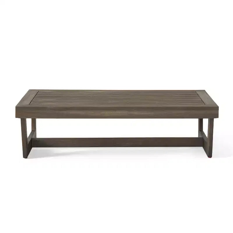 Christopher Knight Home Uland Set di sedie a 7 posti con cuscini in legno di acacia con design a doghe per esterni