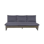 Christopher Knight Home Uland Set di sedie a 7 posti con cuscini in legno di acacia con design a doghe per esterni