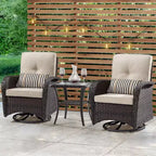 UPTIOT Set da esterno per 2 persone con cuscini