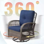 UPTIOT Outdoor 2 - Set di sedute da esterno per 2 persone con cuscini