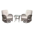 UPTIOT Outdoor 2 - Set di sedute da esterno per 2 persone con cuscini