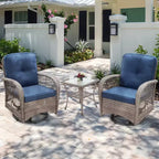 UPTIOT Outdoor 2 - Set di sedute da esterno per 2 persone con cuscini