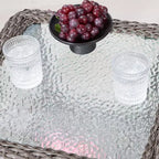 UPTIOT Outdoor 2 - Set di sedute da esterno per 2 persone con cuscini