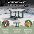 WestinTrends Malibu Set di 5 Pezzi da Giardino per Bambini con Tavolo Rotondo e Sedie in HDPE