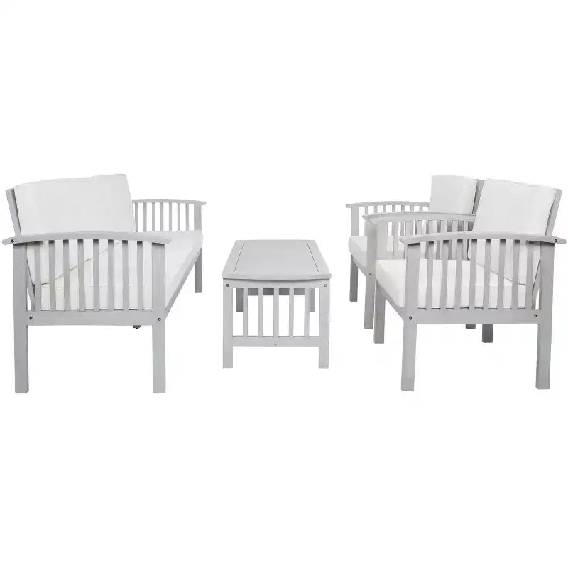 Set soggiorno 4 pezzi Finnick - Interno/Esterno - PAT7313 - Safavieh