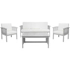 Finnick 4 Piece Living Set - Indoor/Outdoor - PAT7313 - Safavieh