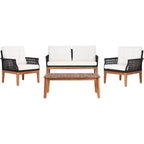 Winslo 4 Piece Living Set - Indoor/Outdoor - PAT7075 - Safavieh