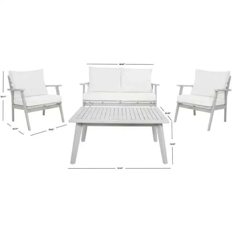 Set salotto 4 pezzi Castalia - Interno/Esterno - PAT7305 - Safavieh