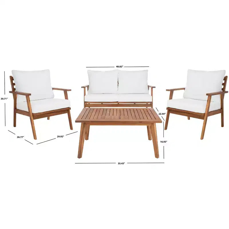 Set salotto 4 pezzi Castalia - Interno/Esterno - PAT7305 - Safavieh