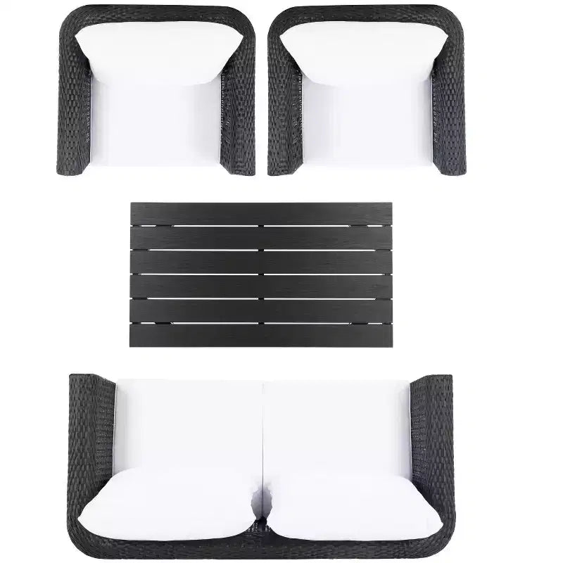 Set da soggiorno a 4 pezzi Tarien - Interno/Esterno - PAT7524 - Safavieh