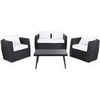 Tarien 4 Piece Living Set - Indoor/Outdoor - PAT7524 - Safavieh