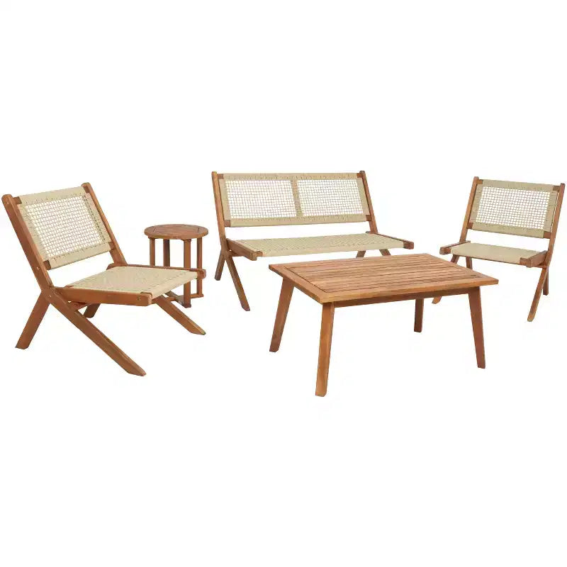 Kobina Set da Salotto 5 Pezzi - Interno/Esterno - PAT7314 - Safavieh