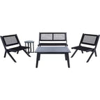 Kobina 5 Piece Living Set - Indoor/Outdoor - PAT7314 - Safavieh