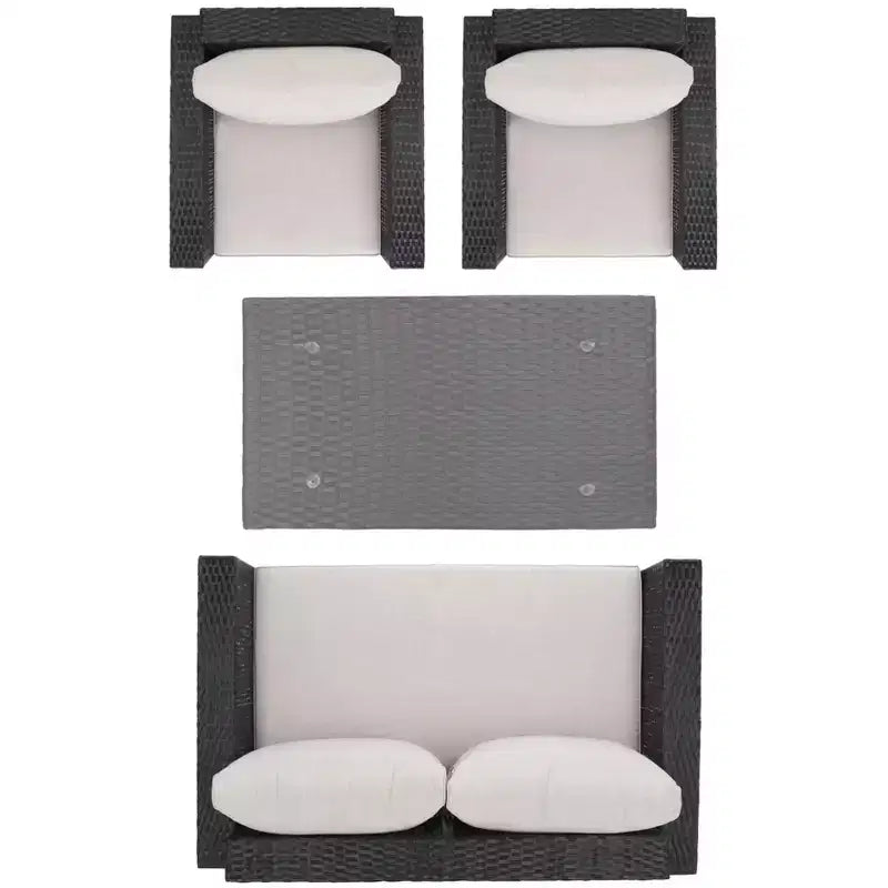 Set da soggiorno Machie a 4 pezzi - Interno/Esterno - PAT7508 - Safavieh