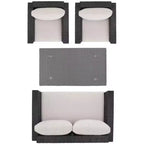 Set da soggiorno Machie a 4 pezzi - Interno/Esterno - PAT7508 - Safavieh