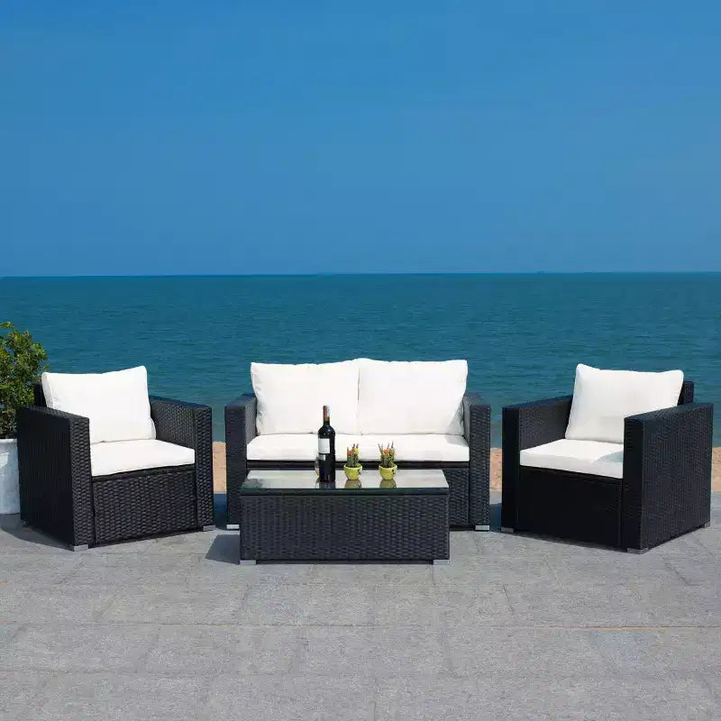 Set da soggiorno Machie a 4 pezzi - Interno/Esterno - PAT7508 - Safavieh