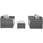 Set da soggiorno Machie a 4 pezzi - Interno/Esterno - PAT7508 - Safavieh