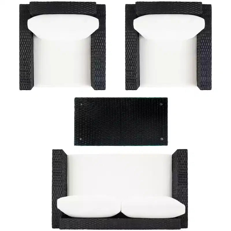 Set da soggiorno Machie a 4 pezzi - Interno/Esterno - PAT7508 - Safavieh