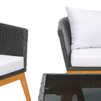 Malsor Set Soggiorno 4 Pezzi - Interno/Esterno - PAT7529 - Safavieh