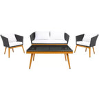 Malsor 4 Piece Living Set - Indoor/Outdoor - PAT7529 - Safavieh