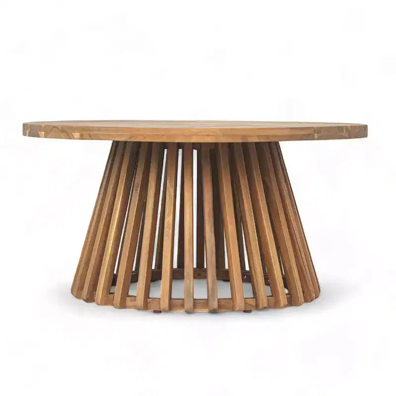Daybed a 3 posti imbottito in legno di acacia rustico Pascal di Christopher Knight Home con tavolino da caffè