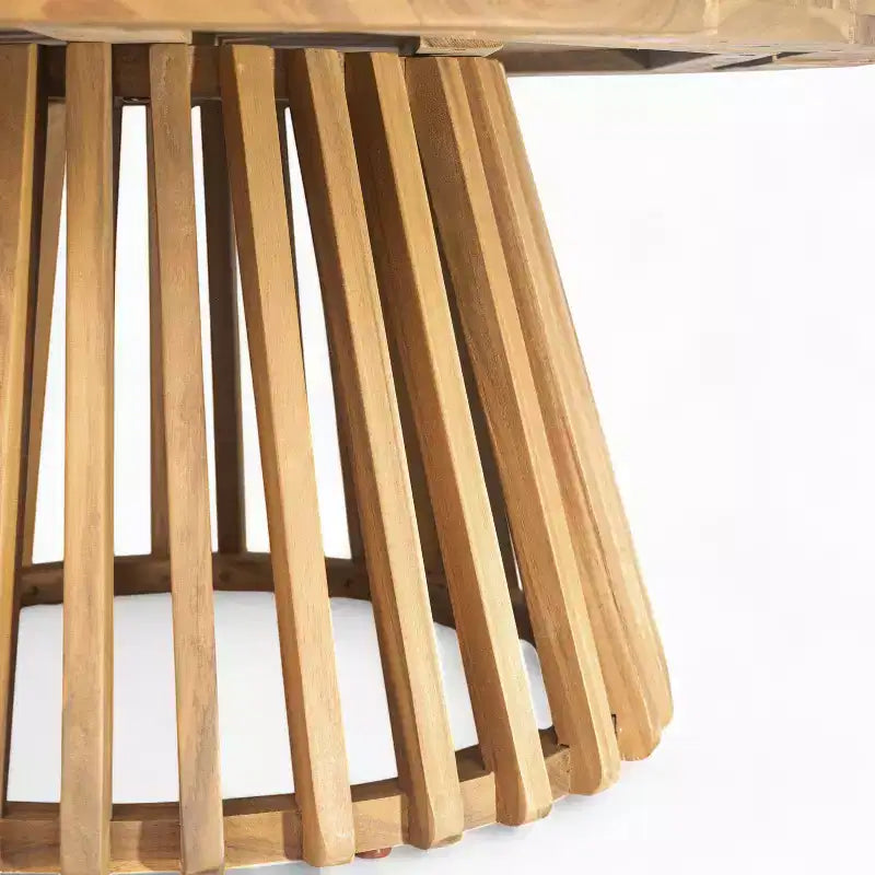 Daybed a 3 posti imbottito in legno di acacia rustico Pascal di Christopher Knight Home con tavolino da caffè