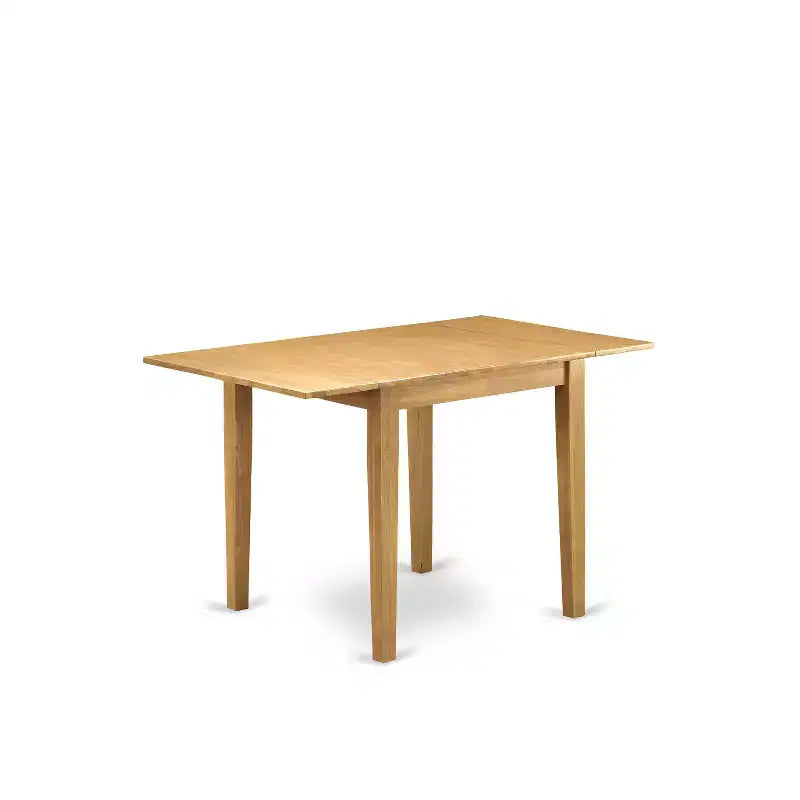 Set da cucina 5 pezzi HomeStock, tavolo da pranzo e sedie in legno massello