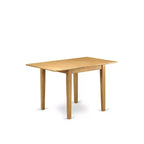 Set da cucina 5 pezzi HomeStock, tavolo da pranzo e sedie in legno massello