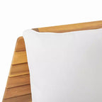 Set da conversazione per esterni a 4 posti Christopher Knight Home Sedona in legno di acacia con tavolino e cuscini