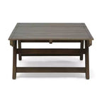 Set da conversazione per esterni a 4 posti Christopher Knight Home Sedona in legno di acacia con tavolino e cuscini