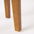 Set composto da poltrona club e tavolino da esterno GDFStudio Lorie in legno di acacia con cuscini, teak/bianco