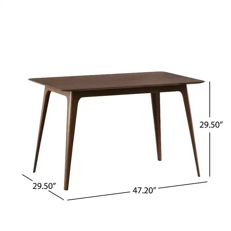 Set tavolo da pranzo da 5 pezzi, set da pranzo, set tavolo da cucina con 4 sedie imbottite, stile moderno di metà secolo, beige/grigio + noce-ModernLuxe