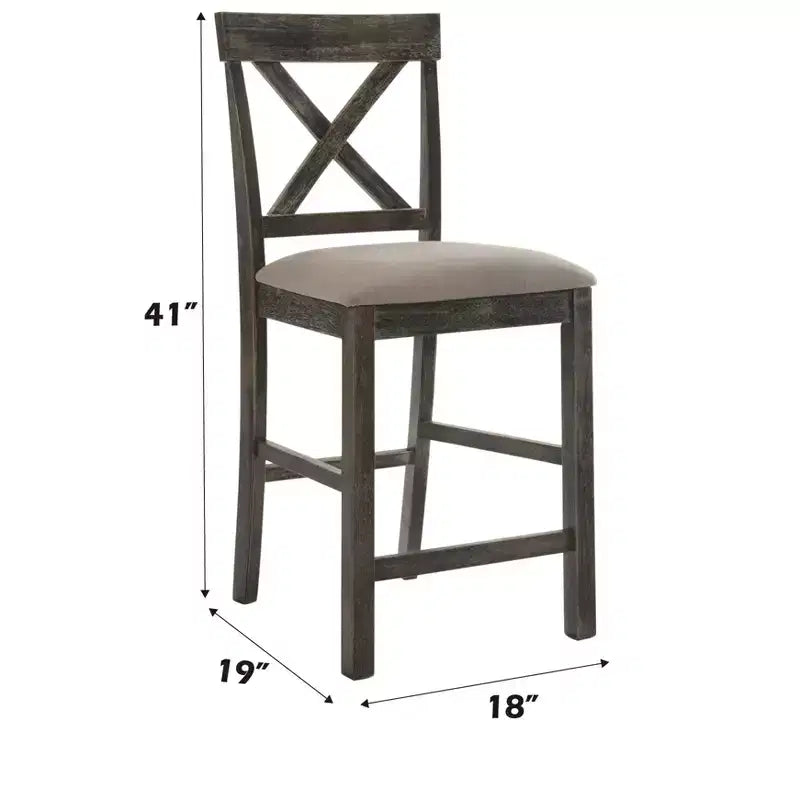 Set da pranzo rettangolare da 7 pezzi Christopher Knight Home Sinclair 60 in legno con 6 sedie imbottite