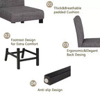 Set tavolo alto da 5 pezzi con 4 sedie, set tavolo alto per 4 persone con sedie