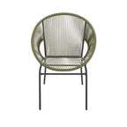 Christopher Knight Home Paoa Set Salotto da Esterno in 3 Pezzi Intrecciato con Struttura in Ferro (Tavolo Non Incluso)
