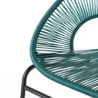 Christopher Knight Home Paoa Set Salotto da Esterno in 3 Pezzi Intrecciato con Struttura in Ferro (Tavolo Non Incluso)
