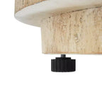 Set da conversazione per esterni da 5 pezzi Christopher Knight Home Joplin in legno di acacia e corda con cuscini e braciere rotondo