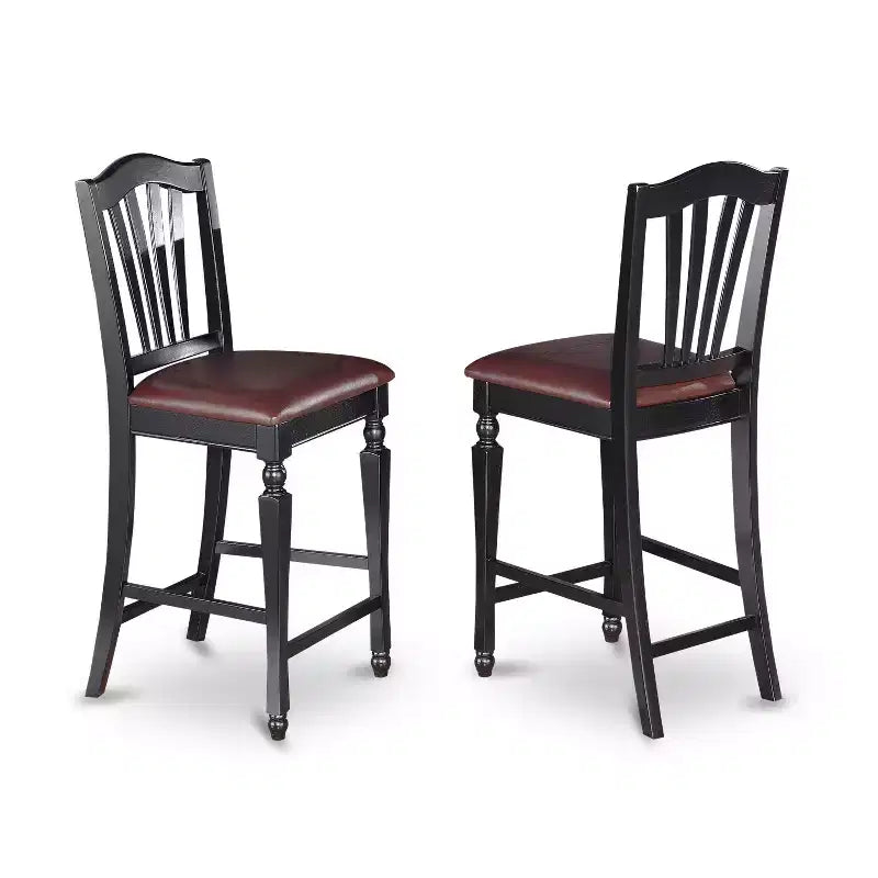 Set da pranzo HomeStock altezza bancone con tavolo a foglia a farfalla e 8 sedie