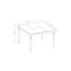 Set da pranzo HomeStock altezza bancone con tavolo a foglia a farfalla e 8 sedie
