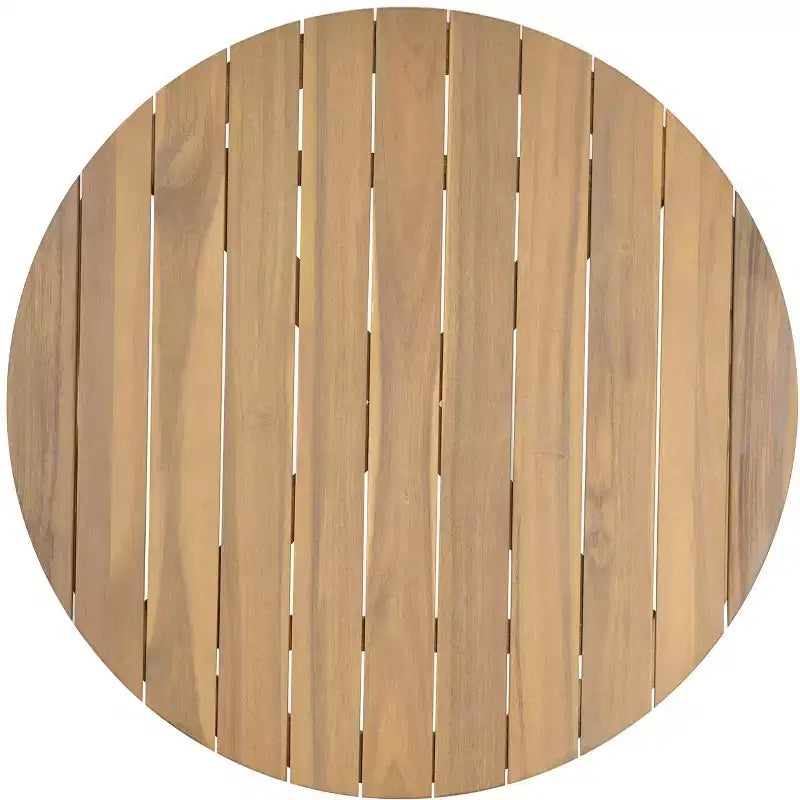 Christopher Knight Home Zill - Set moderno da 4 pezzi con sedute in legno di acacia e corda intrecciata per patio, con tavolino da caffè a doghe