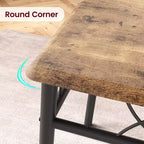 Set tavolo da pranzo Garvee, set tavolo da pranzo: tavolo rettangolare piccolo e sedie per cucine, sala da pranzo
