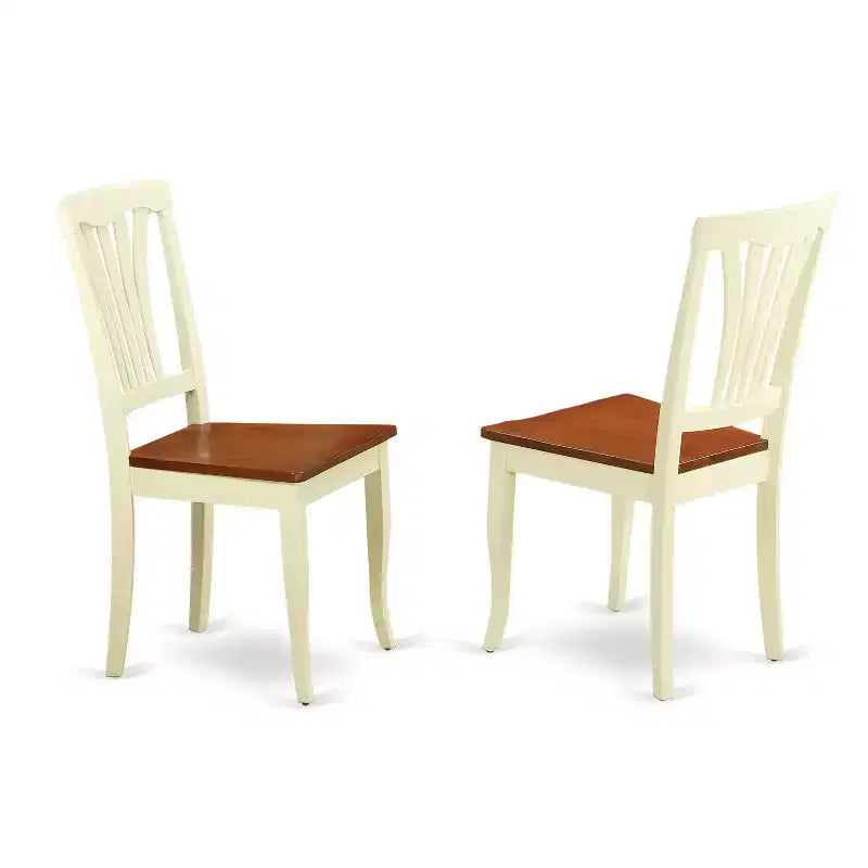Set sala da pranzo HomeStock Belmont - Tavolo ovale con prolunga e 6 sedie, bianco