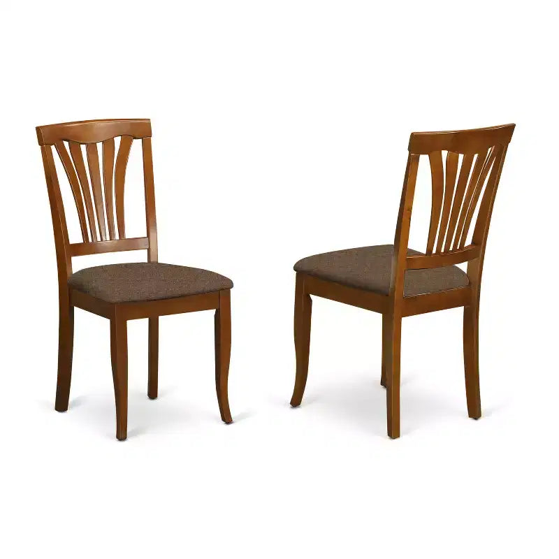 Set tavolo da cucina HomeStock Belmont - Tavolo da pranzo e 2 sedie da cucina, marrone sella