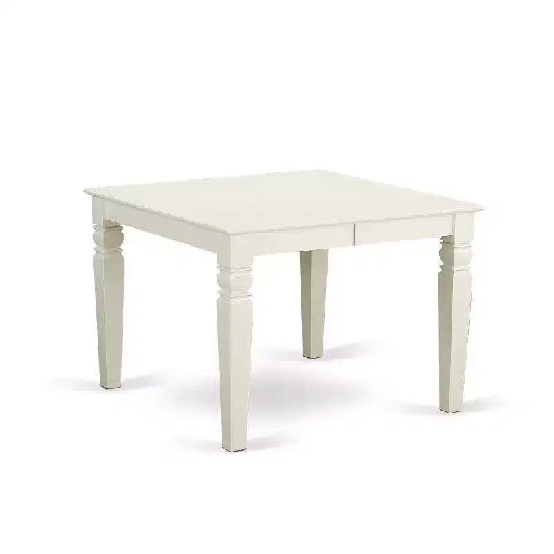 Tavolo rettangolare HomeStock Belmont da 42/60 pollici con prolunga da 18 pollici, 4 sedie con schienale a doppia X e una panca