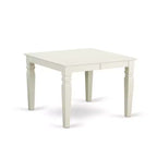 Tavolo rettangolare HomeStock Belmont da 42/60 pollici con prolunga da 18 pollici, 4 sedie con schienale a doppia X e una panca