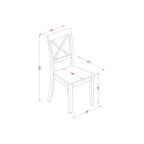 HomeStock Belmont Set da Pranzo 6 Pezzi per 6 persone - Tavolo da pranzo, 4 sedie con seduta in legno e 1 panca, finitura Lino Bianco