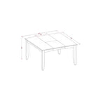 HomeStock Belmont Set da pranzo con tavolo allungabile e 8 sedie Parson